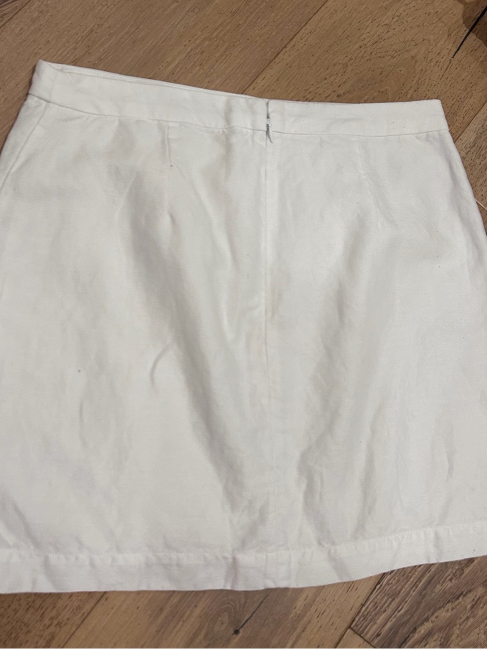 Aritzia Wilfred Linen Blend White Mini Skirt - Picture 2 of 5